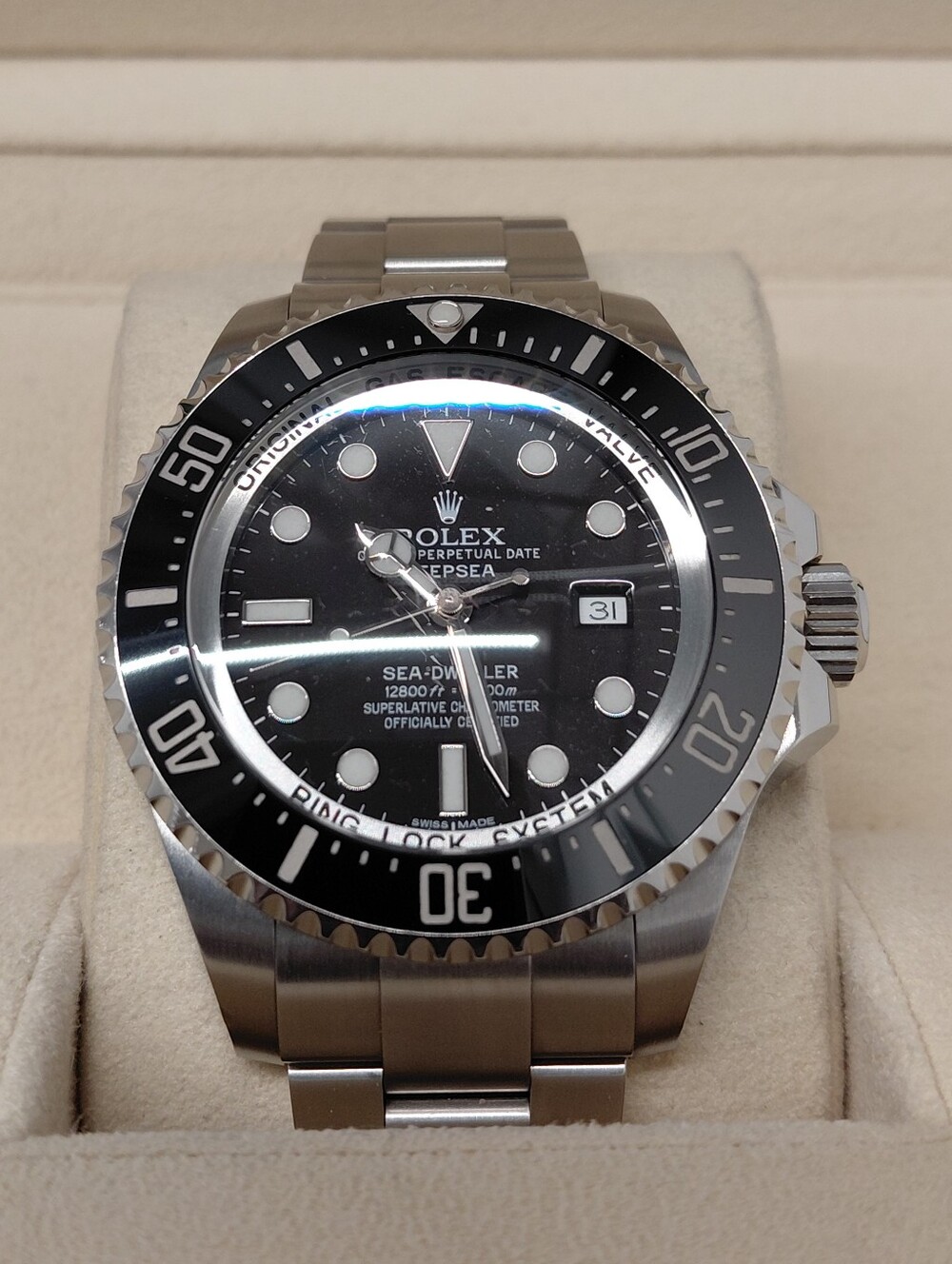 Rolex 44mm Oyster Perpetual Date Sea-Dweller Deepsea Black 116660 - 2013